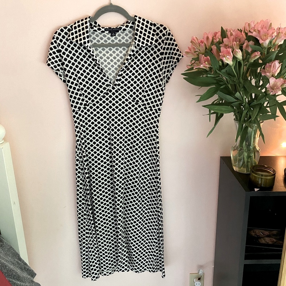 Banana Republic Black and White Dress